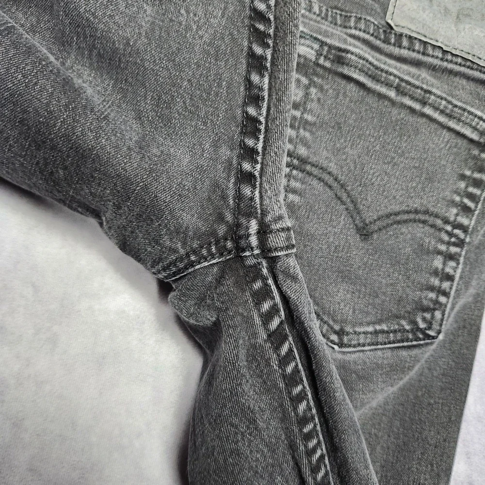 Levis 510 Skinny Fit Jeans Mens 32 to 34x30 Faded Black Denim‎ Pants